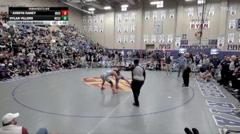 150 lbs 1st Place Match - Jordyn Raney, Union County vs Dylan Villers, McCallie