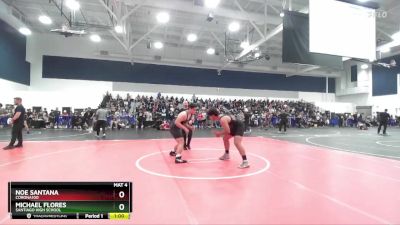 215 lbs Cons. Round 3 - Noe Santana, Corona100 vs Michael Flores, Santiago High School