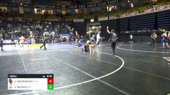 285 lbs Quarterfinal - Josh Heindselman, Oklahoma vs Jacob Sartorio, Appalachian State