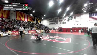 113 lbs Champ. Round 1 - Ivan Vazquez, Paramount vs Joshua Rodriguez, Long Beach Wilson