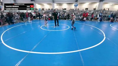 80 lbs Cons. Round 3 - Mason Heredia, Randall Youth Wrestling Club vs Jaken Stevens, Maverick Elite Wrestling Club