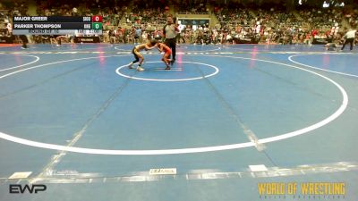 52 lbs Round Of 16 - Major Greer, Siouxland Wrestling Academy vs Parker Thompson, King Select