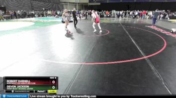 61 lbs Quarterfinal - Robert Darnell, NorthEast 509 Wrestling Club vs Devon Jackson, Inner Beast Training Center