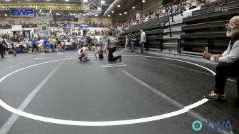 88 lbs Rr Rnd 2 - Hunter Chavez, Harrah Little League Wrestling vs Mason Collins, Choctaw Ironman Youth Wrestling