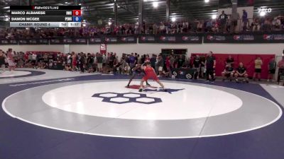 74 kg Champ. Round 4 - Marco Albanese, Bearcat Wrestling Club vs Damon McGee, Patriot Elite Wrestling Club