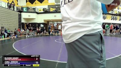 57 lbs Round 3 - Klover Henry, Highland Wrestling Club vs Cora Jordan, Intense Wrestling Club