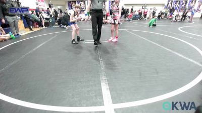 90 lbs Quarterfinal - Havana Maguire, Skiatook Youth Wrestling vs Hunter Brannon, Noble Takedown Club