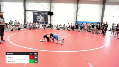 90 lbs Rr Rnd 5 - Joey Cotter, Team Tugman HS vs Grady Moos, Brothers Of WOW