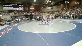 1A 144 lbs Semifinal - Lance Tsinigine, Whitehorse vs Jackson Heaton, Panguitch