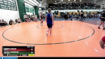 124 lbs 5th Place Match - Renna Chandler, Tri- Valley vs Gemma Goslin, Emmett