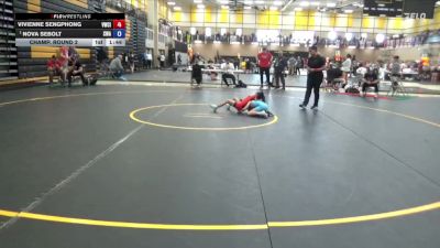 57 lbs Champ. Round 2 - Vivienne Sengphong, Viking Wrestling Club (IA) vs Nova Sebolt, Sebolt Wrestling Academy