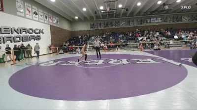 135 lbs Champ. Round 1 - Carlee Roth, Thunder Basin vs Zoe Baldwin, Lingle-Ft. Laramie/Southeast