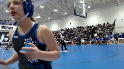 120 lbs Quarterfinals (8 Team) - Layla Lee, Saltillo High School Girls vs Addysin Mollendor, Ocean Springs Women
