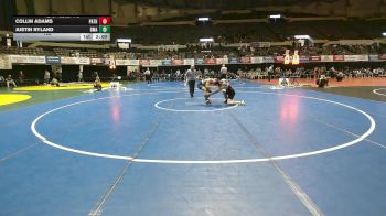 165 lbs Champ Round 1 (16 Team) - Justin Ryland, Delaware Military Academy vs Collin Adams, Patrick Henry