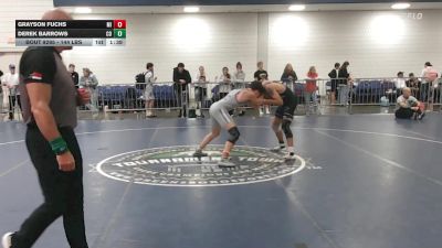 144 lbs Round Of 16 - Grayson Fuchs, MI vs Derek Barrows, CO