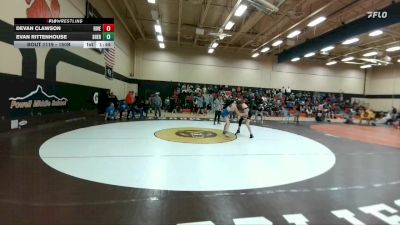 150B Round 2 - Evan Rittenhouse, Sheridan vs Devan Clawson, Riverton
