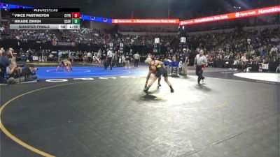 144 lbs Quarterfinal - Vince Partington, Cypress (SS) vs Nikade Zinkin, Clovis (CS)