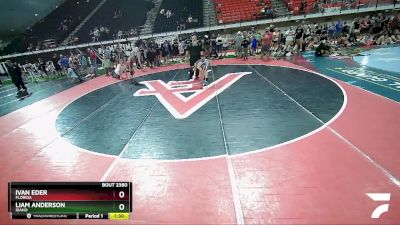 110 lbs 1st Place Match - Liam Anderson, Idaho vs Ivan Eder, Florida