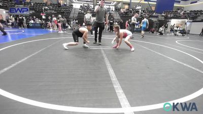 120 lbs Rr Rnd 3 - Breckyn Moyers, Lone Grove Takedown Club vs Israel Garcia, OKC Saints Wrestling