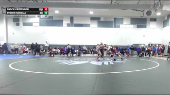 132 lbs Round Of 16 - Brock Crittenden, Sequoyah Tahlequah JH vs Tysone Randall, McLain