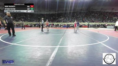 92 lbs Consi Of 32 #2 - Reid Tackett, Collinsville Junior High vs Ryden Payne, Empire