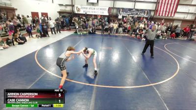 85 lbs Champ. Round 1 - Case Cannon, Payson Lions Wrestling Club vs Ammon Casperson, Shootbox Wrestling Club