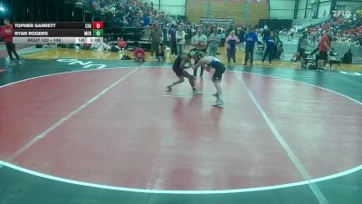 149 lbs Cons. Round 2 - Topher Garrett, Carl Albert vs Ryan Rogers, McKendree