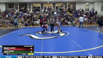 122 lbs Quarterfinal - Brady Adams, Tallassee vs Adam Ward, Reeltown