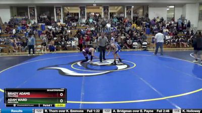 122 lbs Quarterfinal - Brady Adams, Tallassee vs Adam Ward, Reeltown