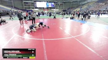 132 lbs Cons. Round 3 - Cole Fenwick, Sanderson Wrestling Academy vs Deegan Birkaker, Pursuit Wrestling Minnesota