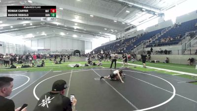 69 lbs 2nd Place - Roman Carter, Mat Demon WC vs Mason Rebolo, Savage House WC