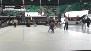 7A 144 lbs 5th Place Match - Elijah Wortham, Bob Jones vs Mycah Martin, Hoover