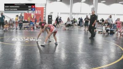 105 lbs Rr Rnd 4 - Zoey Hernandez, Razor - GK12E vs Kelly Zacherl, Lady Warriors Wrestling Club - GK12E