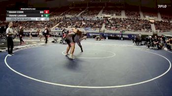 285-D4 5th Place Match - Isaiah Cook, Morenci High School vs Travis Larson, Willcox High School