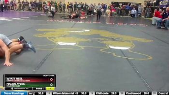 3 - 165 lbs Quarterfinal - Macon Ayers, Staunton River vs Wyatt Neel, Liberty Christian Academy