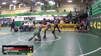 215 lbs Cons. Round 4 - Ben Sawaya, PERRYSBURG vs Landen Newsome, TINORA