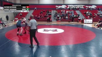 155 lbs Darbey Seamans, McKinney Boyd vs Kayden McKinnie, Princeton