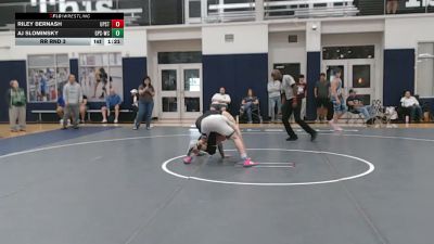 128 lbs Rr Rnd 3 - Riley Bernash, Upstate Uprising Reborn - HSC vs AJ Slominsky, GPS Red - HSC