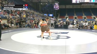 235 lbs Semis - Jacey Peterson, North Dakota vs Maycee Hales, Utah