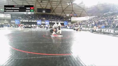 Boys 4A 190 lbs Cons. Round 2 - Ethan Edwards, Tahoma vs Anthony White, Mount Rainier