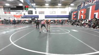 126 lbs Cons. Round 3 - Ernesto Sanchez, Centennial (Corona) vs Jason Ho, Colony