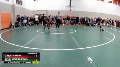 138 lbs Cons. Round 1 - Da`Jon Weatherspoopn, Lexington vs Tuff Hutcheson, Ashland