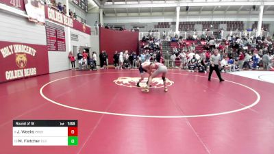 165 lbs Round Of 16 - Josh Weeks, Providence Day School vs Mac Fletcher, Charlotte Latin