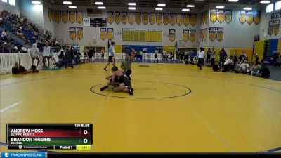 120 Blue Semifinal - Andrew Moss, Olympic Heights vs Brandon Higgins, Camden