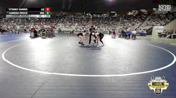 G5A-125 lbs Champ. Round 1 - Sydney Harris, LITTLE AXE (Girls) vs Carissa Prock, WARNER (Girls)