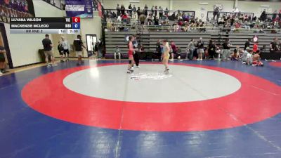75-83.4 lbs Rr Rnd 2 - Lilyana Wilson, The Storm Wrestling Center vs Mackenzie McLeod, Bison Takedown Wrestling Club