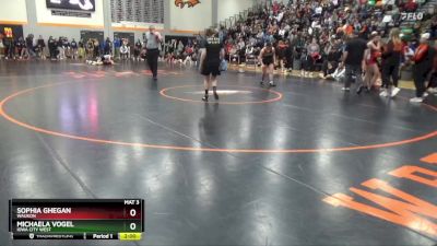 130-135 B Round 1 - Sophia Ghegan, Waukon vs Michaela Vogel, Iowa City West