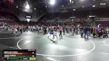 67 lbs Cons. Round 3 - Greylen Lopez, San Luis Valley Wrestling Club vs Aiden Garcia, Montana