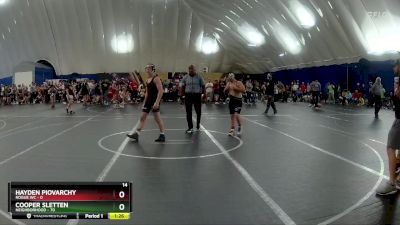 130 lbs Round 3 (8 Team) - Cooper Sletten, Neighborhood vs Hayden Piovarchy, Rogue WC