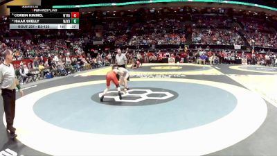 D3-120 lbs Cons. Round 3 - Isaak Skelly, Waynedale vs Corbin Kimmel, Wayne Trace